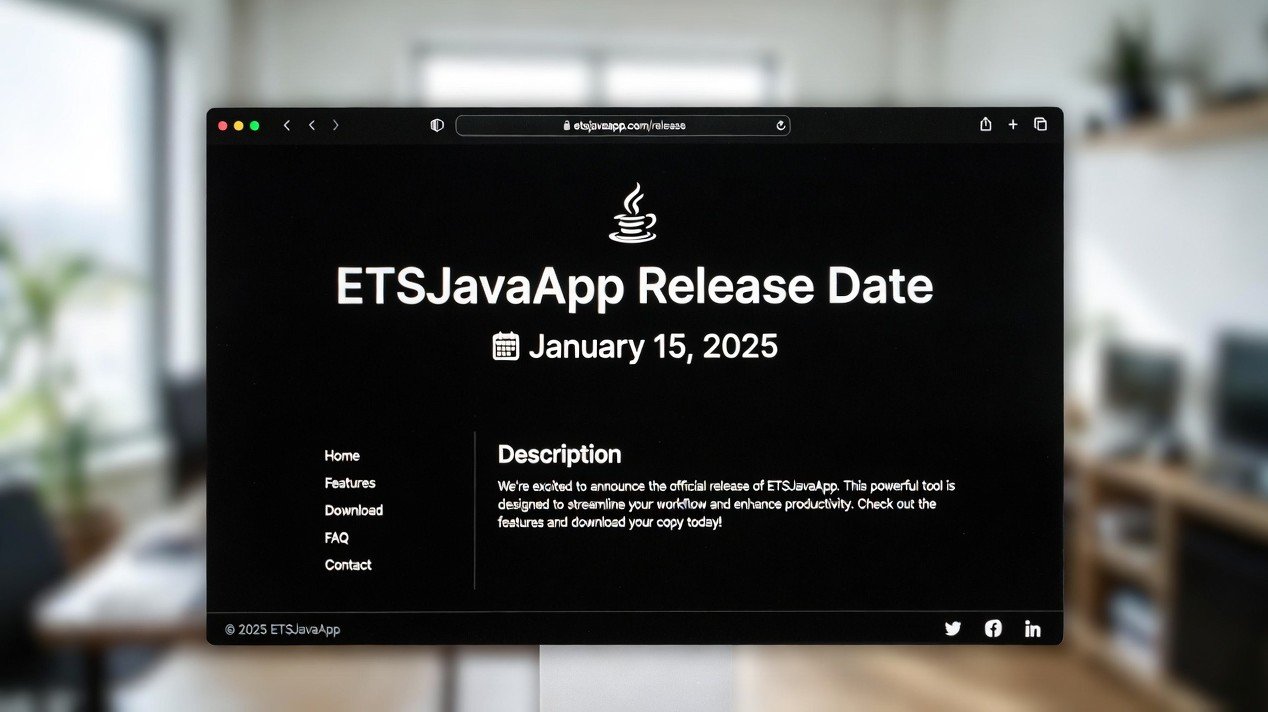 Etsjavaapp Release Date Shocking Truth and Updates