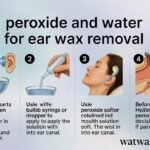 peroxide and water for ear wax removal​