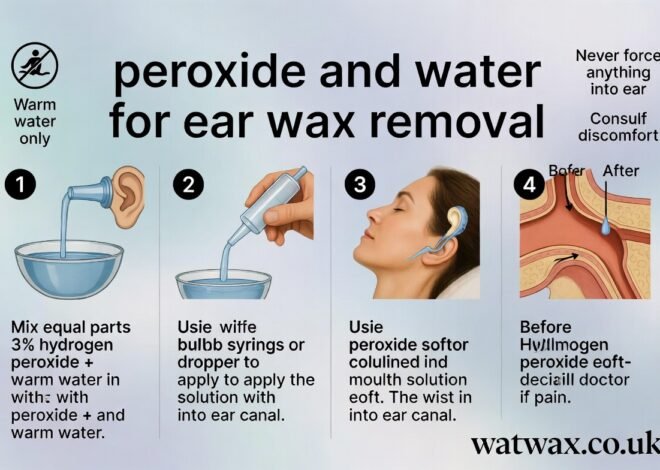 How to Use Peroxide and Water for Ear Wax Removal Safely at Home