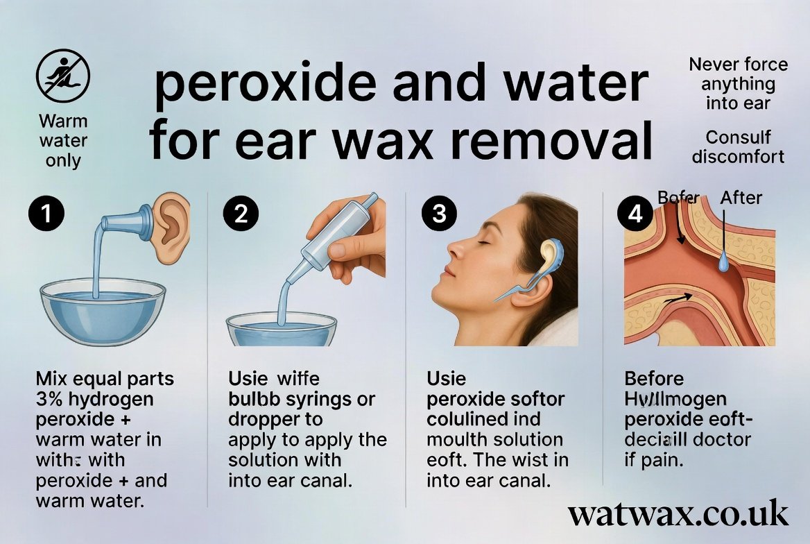 How to Use Peroxide and Water for Ear Wax Removal Safely at Home